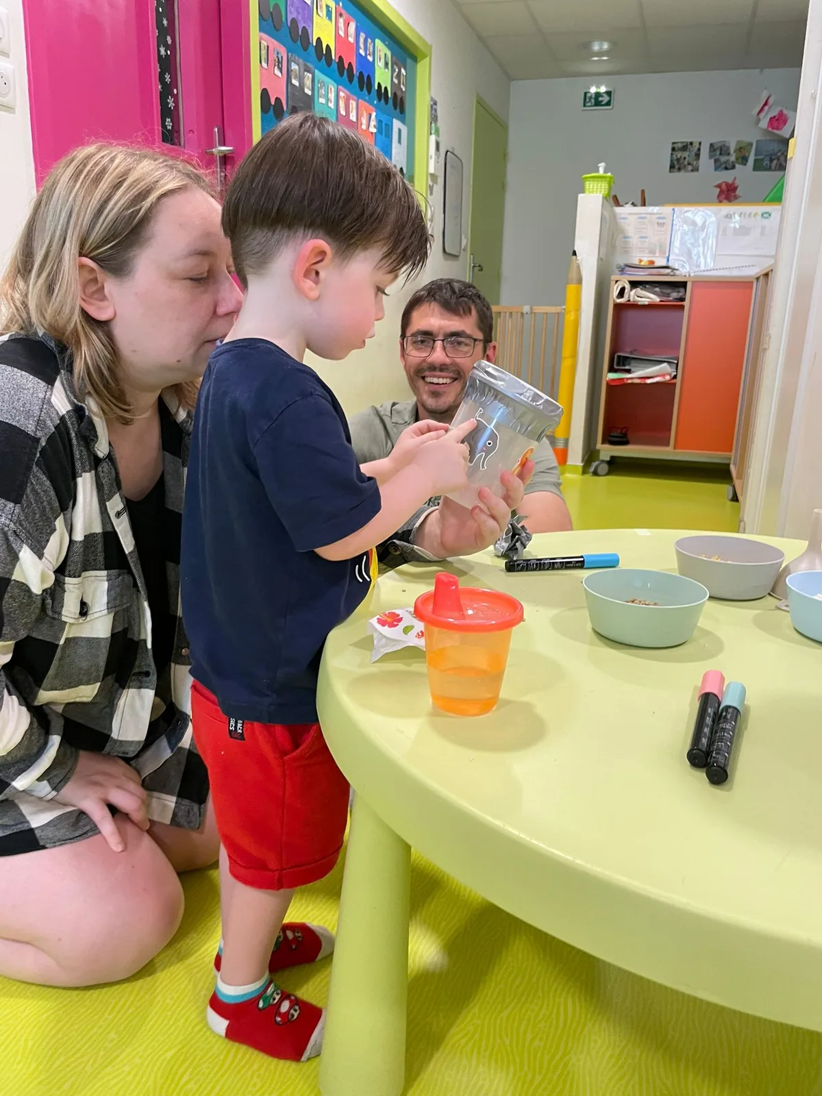 Moment de partage musical en crèche — Sud Landes